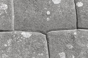 Archaeological ruins; detail of Inca stonework